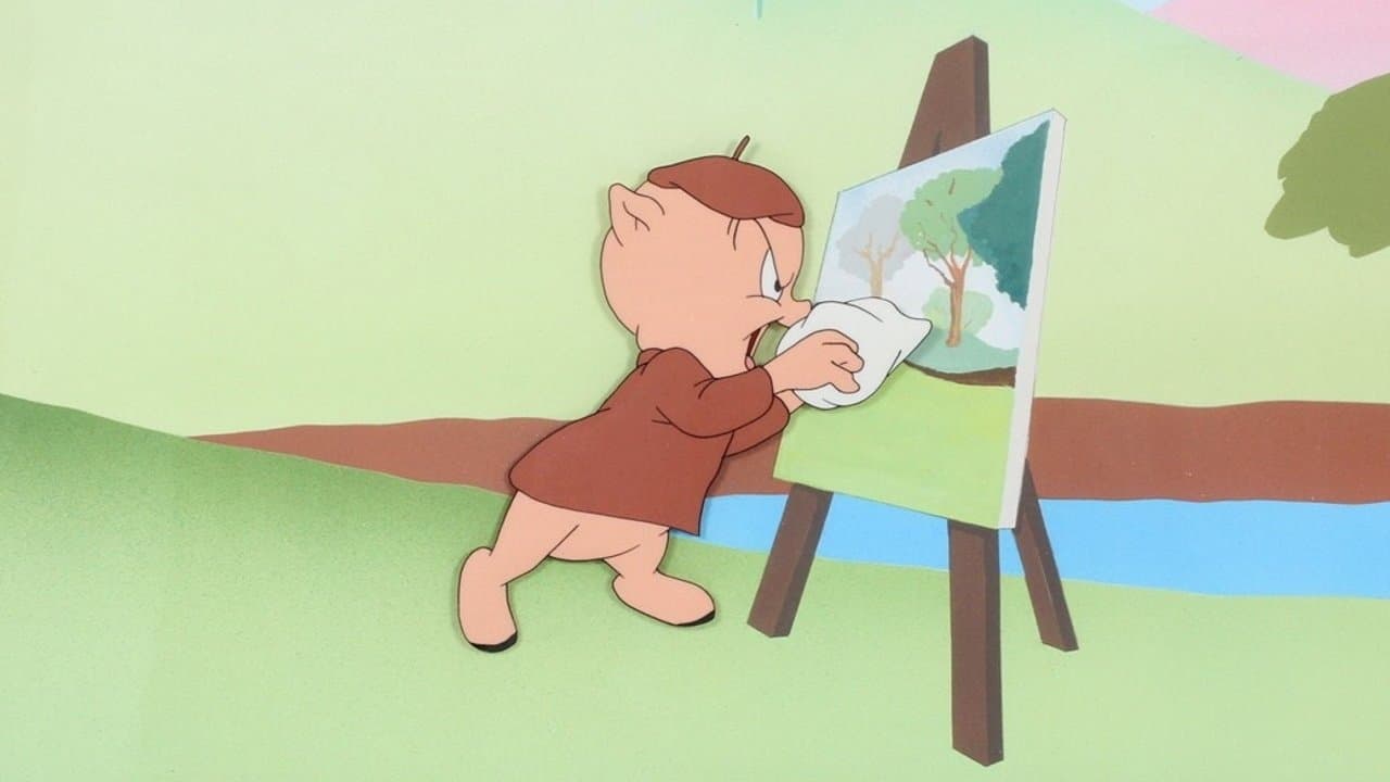 Porky Pig pittore