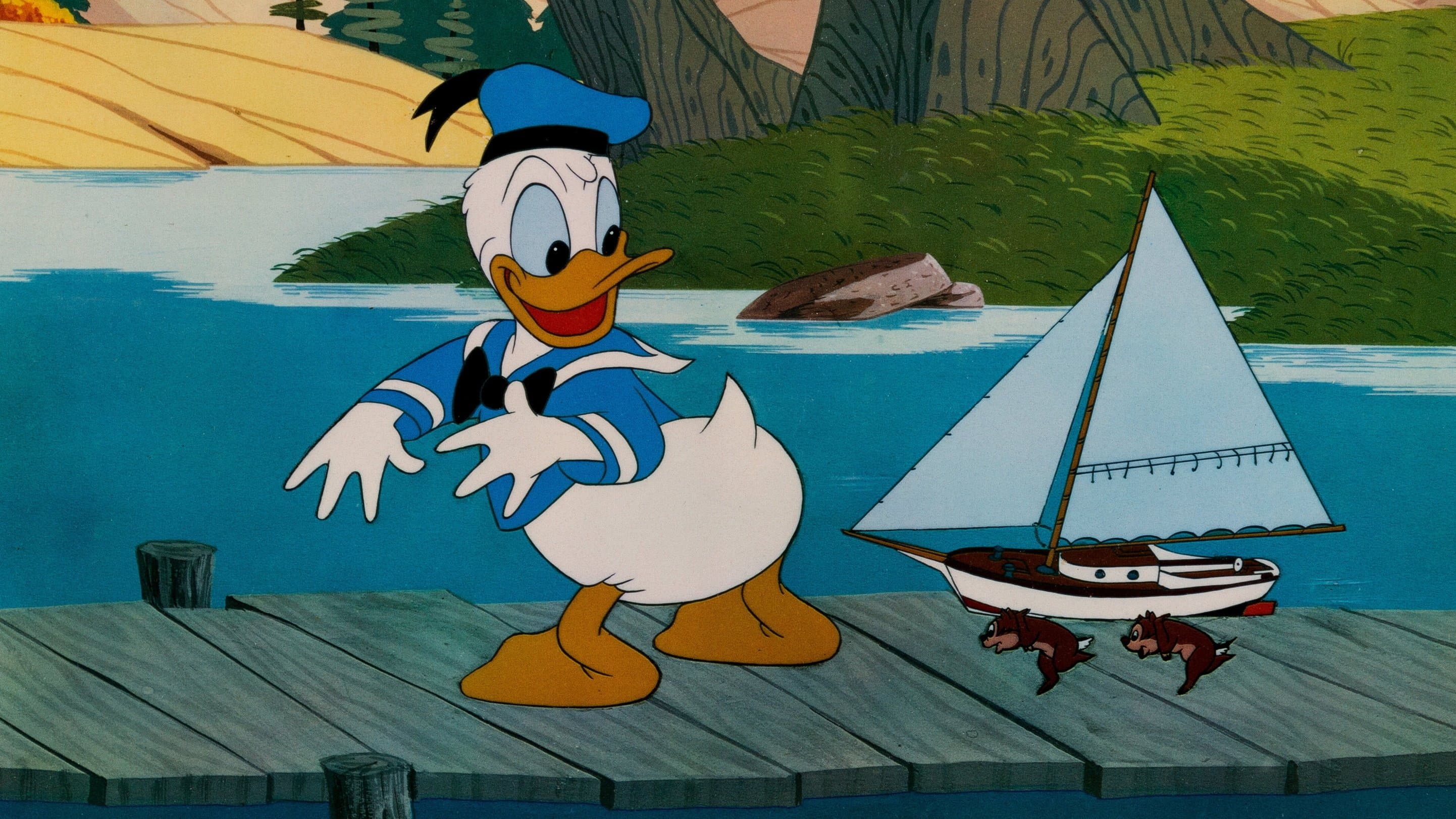 Due scoiattoli in barca