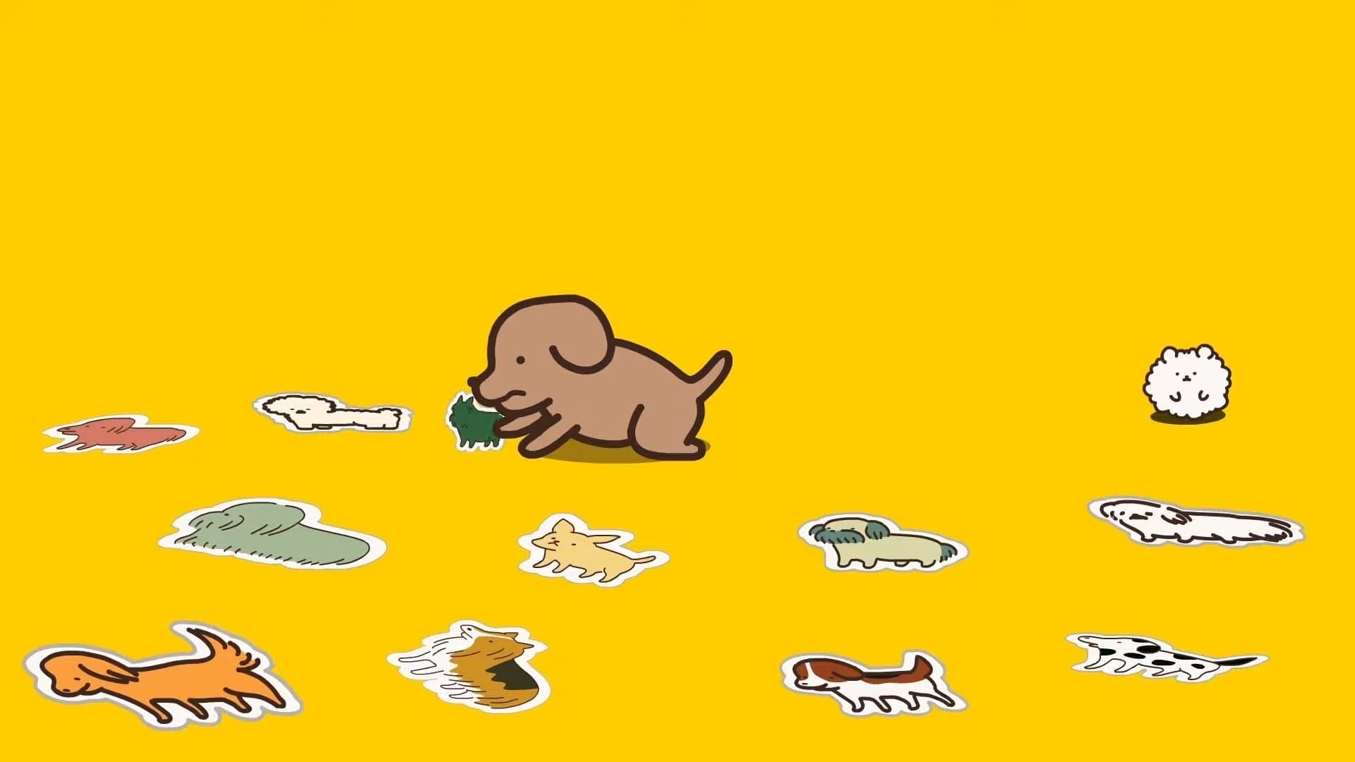 貼りまわれ!こいぬ