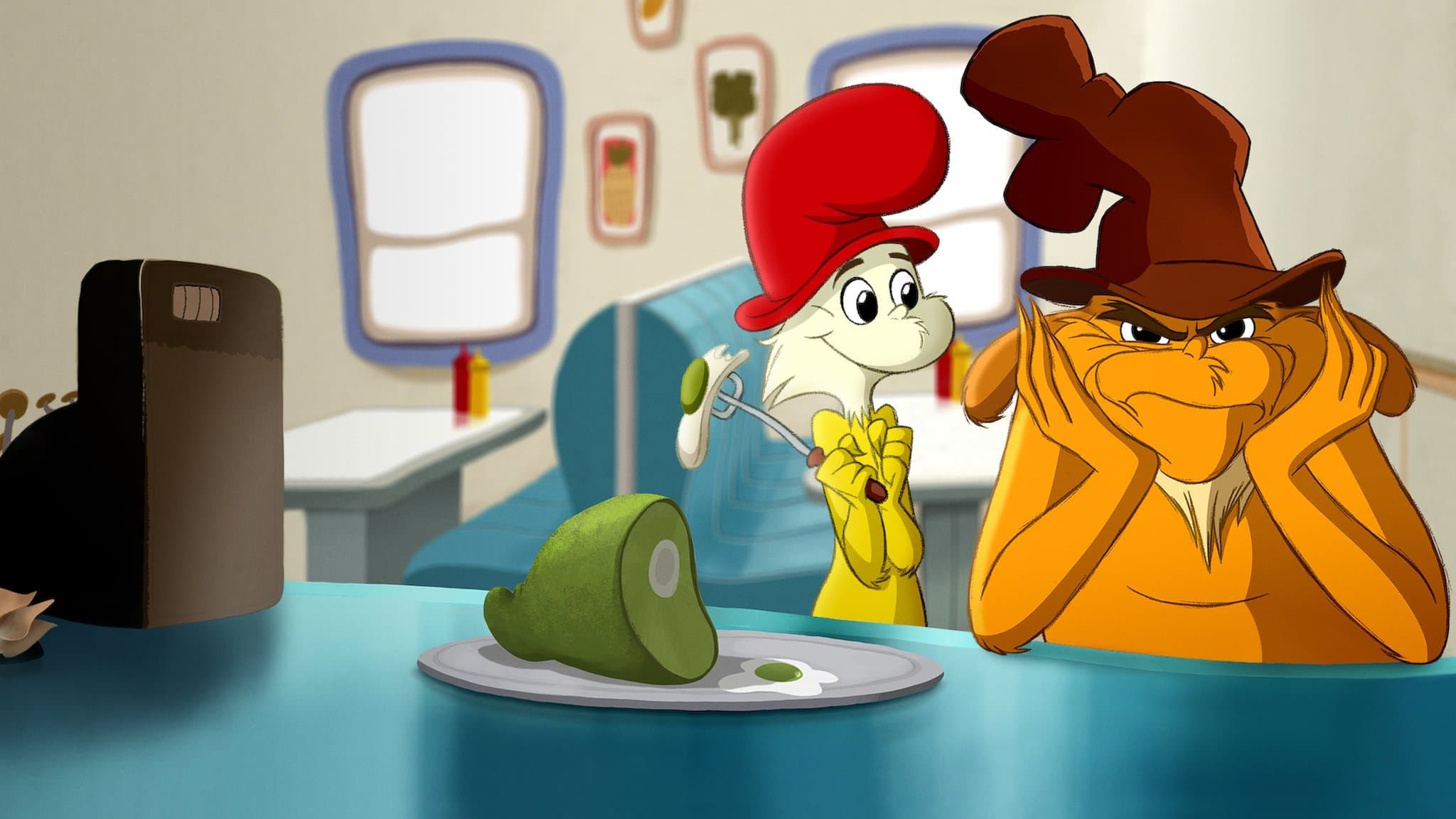 Prosciutto e uova verdi