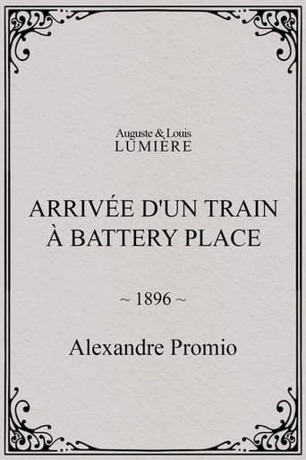 New York. Arrival of a Train at Battery Place