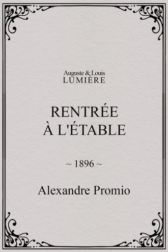 Rentrée à l'étable