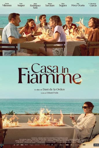 Casa in fiamme