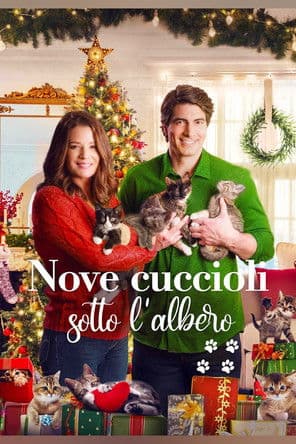 Nove cuccioli sotto l'albero