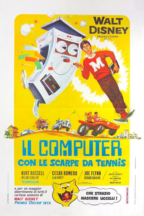 Il computer con le scarpe da tennis