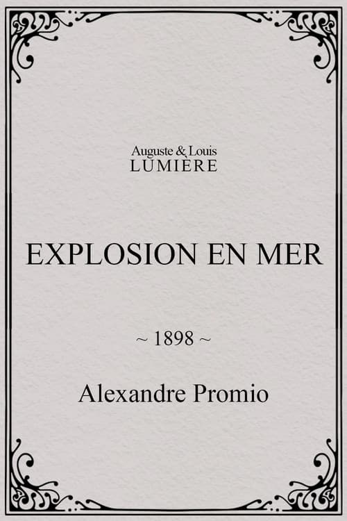 Explosion en mer